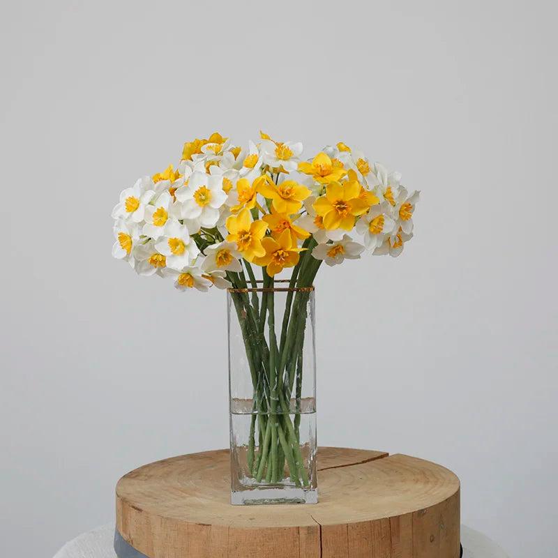 Daffodils Bundle Silk Artificial Bouquet Home Wedding Office Decor