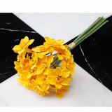 Daffodils Bundle Silk Artificial Bouquet Home Wedding Office Decor