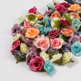 10/20PCS Silk Rose Flower Head Home Decor DIY Christmas Decoration