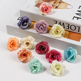 10/20PCS Silk Rose Flower Head Home Decor DIY Christmas Decoration
