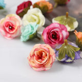 10/20PCS Silk Rose Flower Head Home Decor DIY Christmas Decoration