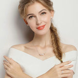 925 Silver Shell Pearl Stud Earrings Brincos PAS489