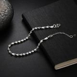 925 Sterling Silver Water-wave Chain Jewelry Set For Women
