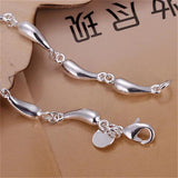 925 Silver Water Drop Chain Jewelry Set for Women