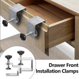 Drawer Front Installation Clamps Kit for Woodworking
