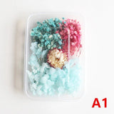 Dried Flowers Box DIY Photo Frame Material Bag for Epoxy Resin Decoration