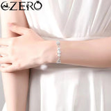 925 Sterling Silver Charm Beads Necklace Bracelet Set