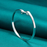 925 Silver Love Heart Jewelry Set for Women Wedding Party Charm Gift