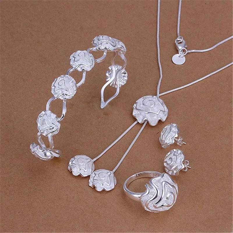 925 Sterling Silver Jewelry Set for Women