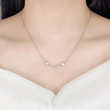925 Silver Necklace & Bracelet Set Wedding Jewelry The Big Dipper Star