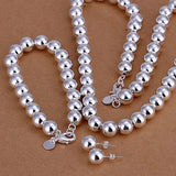 925 Sterling Silver Jewelry Set for Women Bridal Wedding