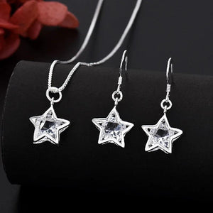 925 Silver Star Jewelry Set for Women
