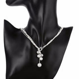 925 Silver 5-Wire Beads Jewelry Set for Wedding Party