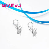 925 Silver Dancing Girl Jewelry Set with CZ Zircon
