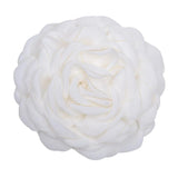 5Pcs Burnt Edge Rose Camellia Flower Heads Artificial Flowers DIY Hairpin Brooch