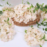 10pcs Colorful Silk Hydrangea Flowers for Home Wedding DIY