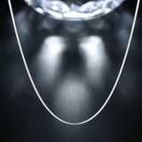 10PCS Silver Snake Chain Necklace 16-30 Inches Fine Jewelry
