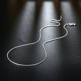 10PCS Silver Snake Chain Necklace 16-30 Inches Fine Jewelry
