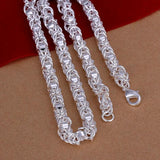 Punk Style 925 Sterling Silver Thick Chains Heavy Necklaces