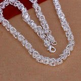 Punk Style 925 Sterling Silver Thick Chains Heavy Necklaces