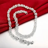 Punk Style 925 Sterling Silver Thick Chains Heavy Necklaces