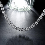 Punk Style 925 Sterling Silver Thick Chains Heavy Necklaces