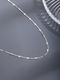 S925 Sterling Silver Shape Necklace for Women