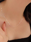 S925 Sterling Silver Shape Necklace for Women