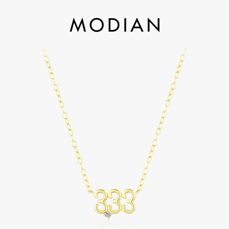 925 Silver Number 3 Necklace Pendant Sweet Holiday Chain Neck For Women
