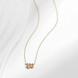 925 Silver Number 3 Necklace Pendant Sweet Holiday Chain Neck For Women