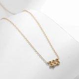 925 Silver Number 3 Necklace Pendant Sweet Holiday Chain Neck For Women