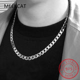 925 Silver Men's Necklace 16-24 Inches 8MM Chain Wedding Christmas
