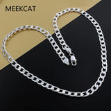 925 Silver Men's Necklace 16-24 Inches 8MM Chain Wedding Christmas