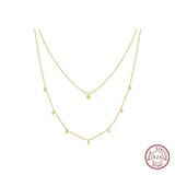 Fashionable Lady 14k Plated S925 Silver Shaker Ball Necklace