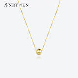 925 Silver Beads Pendant Necklace Small Definite Fine Jewelry