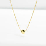 925 Silver Beads Pendant Necklace Small Definite Fine Jewelry