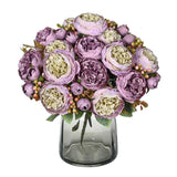 7 Silk Peony Flowers for Home Wedding Decoration