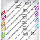 925 Silver Chain Necklace for Women Minimalist Style
