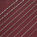 925 Silver Chain Necklace for Women Minimalist Style