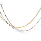 925 Silver Chain Necklace for Women Minimalist Style