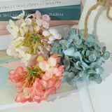 5Pcs Silk Hydrangea Flower Head Wedding DIY Arch Home Decoration