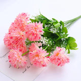 Artificial Hydrangea Chrysanthemum DIY Bridal Bouquet Wedding Party Home Decor