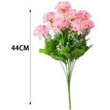 Artificial Hydrangea Chrysanthemum DIY Bridal Bouquet Wedding Party Home Decor