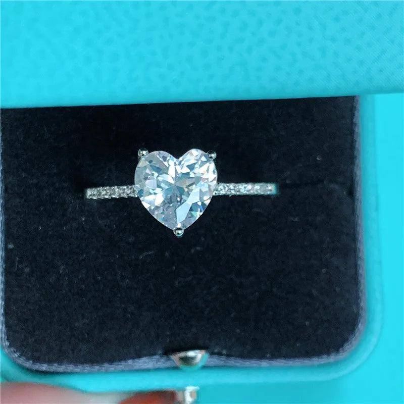 S925 Silver Cz Stone Wedding Band Ring for Women