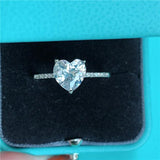 S925 Silver Cz Stone Wedding Band Ring for Women