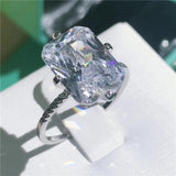 S925 Silver Cz Stone Wedding Band Ring for Women
