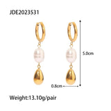 Youthway Stainless Steel Water Drop Earrings