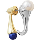 Metal Pearl Earrings Jewelry Accessories