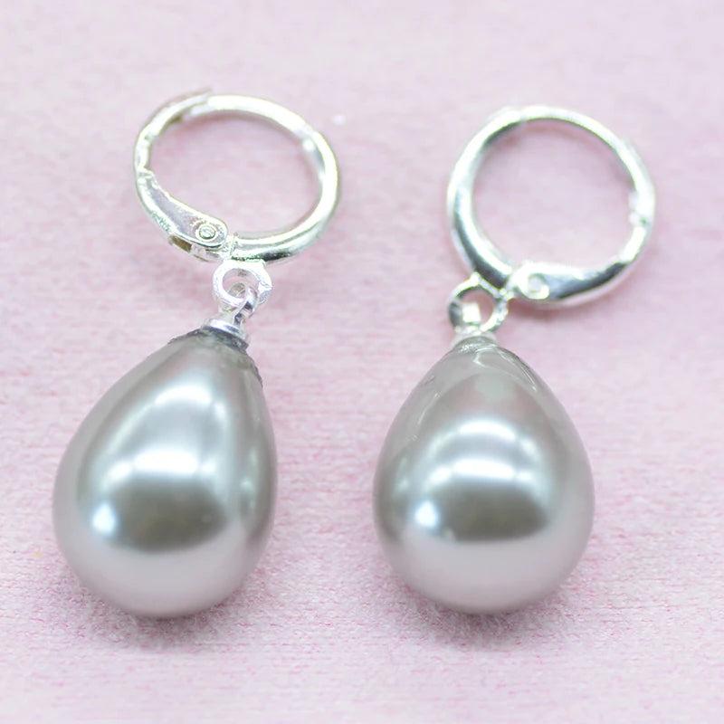 Stunning Sea Shell Pearl Earring AAA