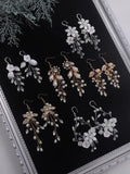 Bridal Earring Rhinestone Crystal Pearl Wedding Dangle Earring